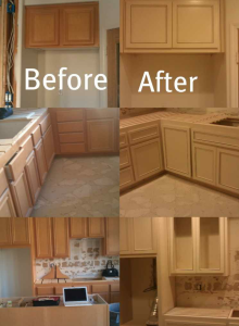 Painting Kitchen Cabinets in Dubai