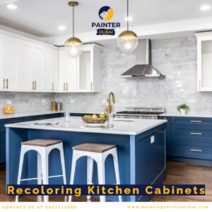 Recoloring Kitchen Cabinets