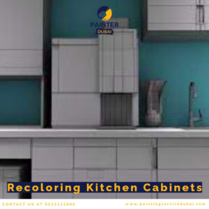 Recoloring Kitchen Cabinets