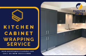 Kitchen cabinet wrapping service