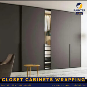 Closet Cabinets Wrapping